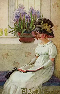 Burd: Young girl with a book