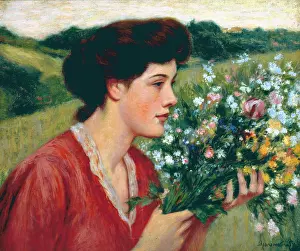 Pinacoteca: Young Girl with a Bouquet