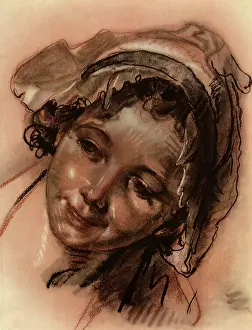 Inclined: Young Girl in A Cap