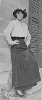 Pleated: Young Girl - Italy 1915