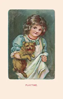 Bowley: Young Girl and Her Puppy