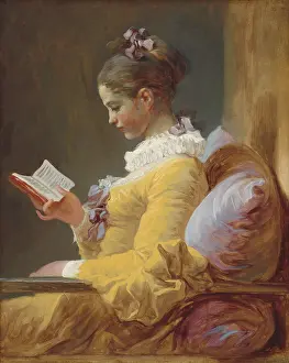 Jean Honoré: Young Girl Reading