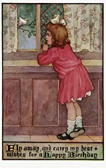 Burd: Young girl at a window