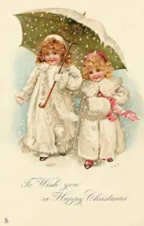 Brolly: Young girls out in the snow