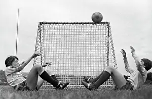 Goalkeepers: Young goalies training in Moscow, 1977