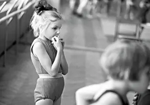 Gymnastics: Young gymnast, 1971