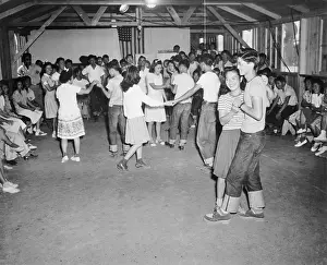 Fresno: Young Japanese-Americans dancing at the ?