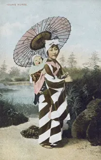 Nursemaid: Young Japanese Nurse