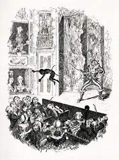 Edited: Young Joseph Grimaldi falling into orchestra pit