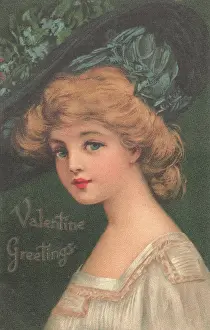 Peter & Dawn Cope Collection: Young Lady with Blue Eyes