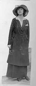 Brimmed: Young lady in Italy 1915