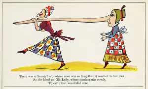 Hired: Young Lady Whose Nose, Edward Lear