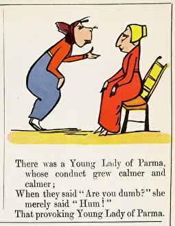 Dumb: Young Lady of Parma, Edward Lear