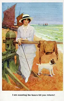 Wherry: A young lady and pet dog await the return of her beloved