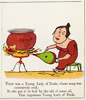 Ingenious: Young Lady of Poole, Edward Lear