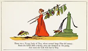 Thump: Young Lady of Troy, Edward Lear