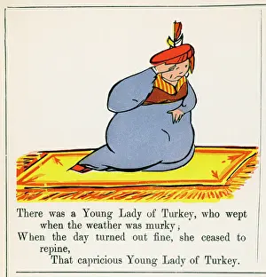 Murky: Young Lady of Turkey, Edward Lear