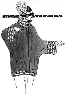 Gorringes: Young lady wearing a coatee from Gorringe's