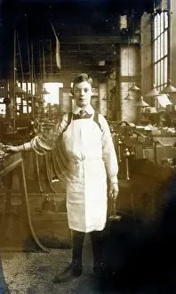 Apprenticed: A Young machine shop apprentice