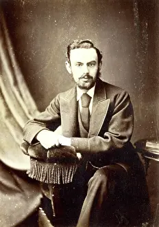 Sawyer: Young man in a cabinet photograph