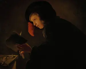 12 14: Young Man by Candlelight