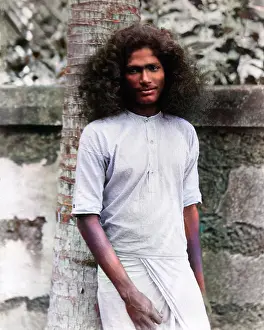 Ceylon: Young man, Ceylon (Sri Lanka)