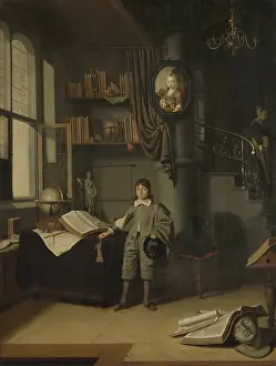 Seams: Young Man in a Study