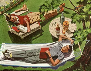 Hammock: Young Men at Leisure