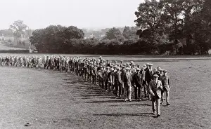 Woodcote: Young men in UOTC, Epsom, Surrey, WW1