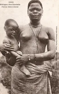 Benin: A young Mother from Benin (Dahomey)