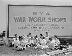 Corpus: Young National Youth Administration trainees