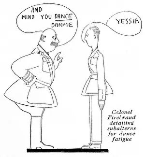 Subaltern: Young officer instructed to dance, 1918