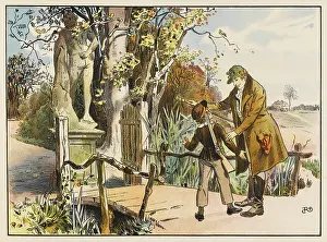 Practises: Young Otto von Bismarck, shooting practice