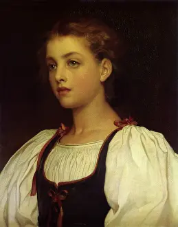 Leighton: Young Peasant Girl, by Leighton