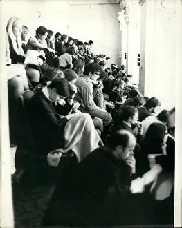 Debates: Young people inside parliament building, Copenhagen