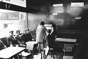 Ices: Young people in a scruffy cafe, Sheffield