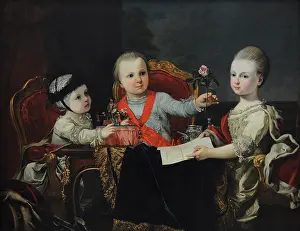 Fleece: Three young princes, children of Ferdinand, duke of Parma