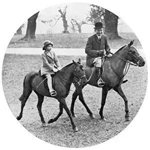 Owne: The young Princess Elizabeth riding