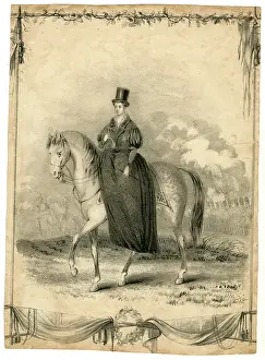 Sidesaddle: Young Queen Victoria on horseback