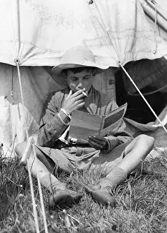 Stoneham: Young refugee with cigarette