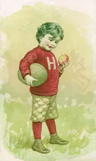 Quilted: Young Rugby Player
