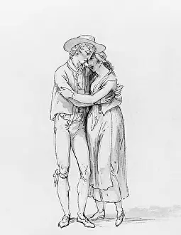 Vincenz: Young rural couple, hugging