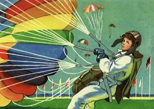 Leans: Young Skydiver