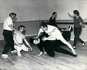 Functioning: Young students in movement class, London Opera Centre