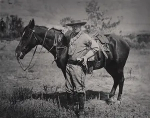 Buckskins: Young Theodore Roosevelt dressed in buckskins ?