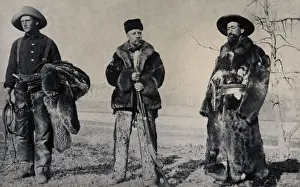 Revolvers: Young Theodore Roosevelt with two friends ?