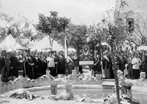 Homage: Young Turks victory celebration in Jerusalem, 1909