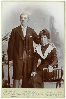 Gill Stoker: Young Victorian couple in their best clothes