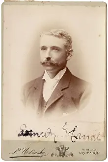 Gill Stoker: Young Victorian man in head and shoulders portrait