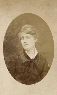 Demure: Young Victorian woman